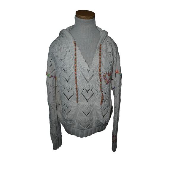 KUT from the Kloth Carmen Sweater Light Knit Heart Detail Women’ L - Picture 6 of 8